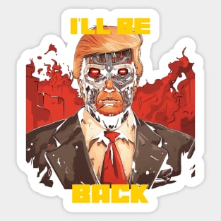 I’ll be back Sticker